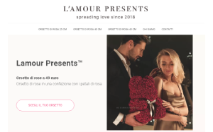 Il sito online di Lamour Bears