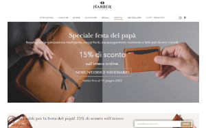 Il sito online di Harber London
