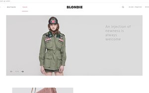 Il sito online di Blondie Boutique