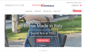 Il sito online di Fashion Commerce