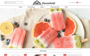Il sito online di MF Household