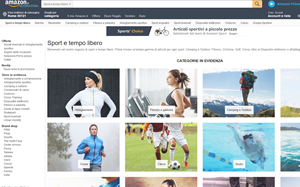 Il sito online di Amazon Sport