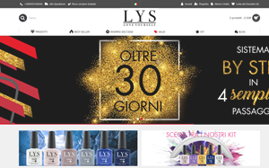 Il sito online di LYS Cosmetics