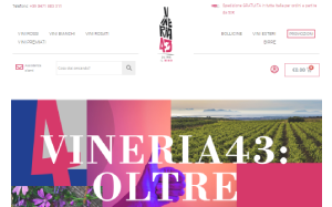 Il sito online di Vineria43