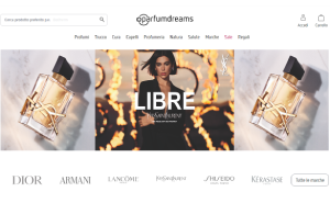 Il sito online di Parfumdreams