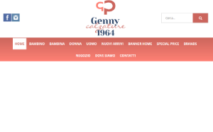 Il sito online di Calzature Genny