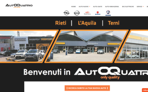 Il sito online di Autoquattro group