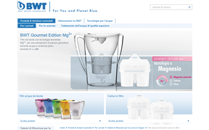 Il sito online di Bwt Filtri acqua
