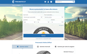 Il sito online di Pneumatici.it