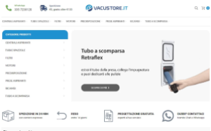 Il sito online di VacuStore