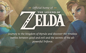Il sito online di The Legend of Zelda: Breath of the Wild
