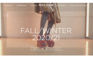 Il sito online di Rochas