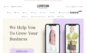 Il sito online di Lei Vip