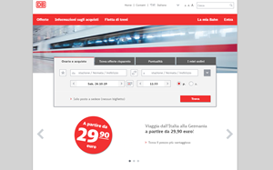 Il sito online di Deutsche Bahn