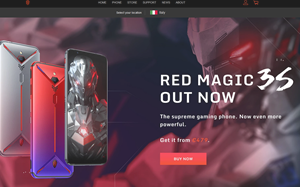 Il sito online di Red Magic