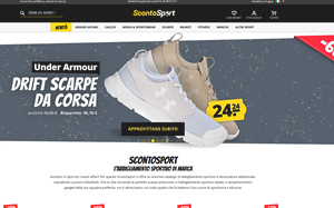 Il sito online di Sconto Sport