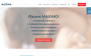 Il sito online di Maximo Integratori