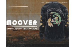 Il sito online di Moover fashion