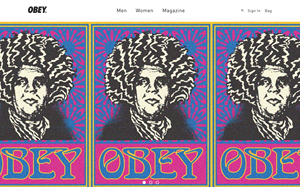 Il sito online di OBEY clothing