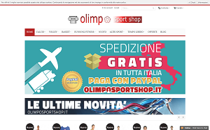 Il sito online di Olimpo Sport Shop