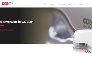 Il sito online di Colop