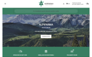 Il sito online di Alpifarma