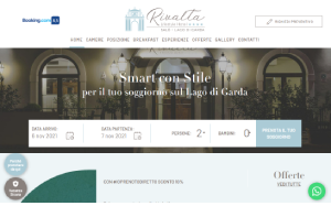 Il sito online di Rivalta Lifestyle Hotel