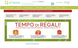 Il sito online di AZFarma