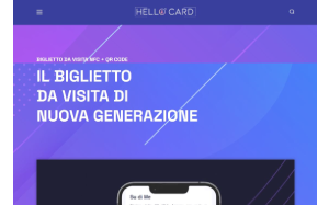 Il sito online di Hello Card