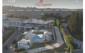 Il sito online di Villa Espero