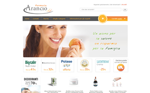 Il sito online di Farmacie Arancio