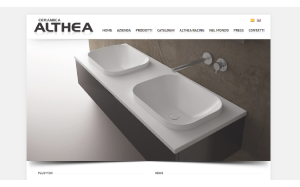 Il sito online di Althea Ceramica