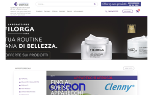 Il sito online di La Farmacia Digitale