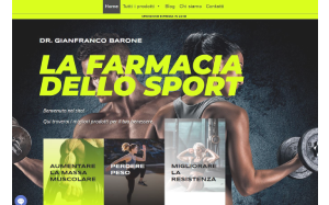 Il sito online di Farmacia Dello Sport