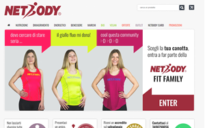 Visita lo shopping online di Netbody
