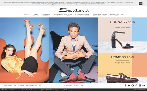 Il sito online di Santoni