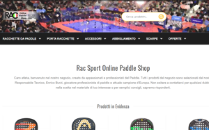 Il sito online di Rac Sport Solution