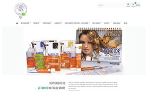 Il sito online di Zeta Bios Natural Store