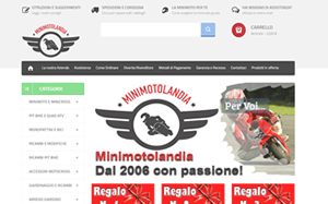 Il sito online di Minimoto Landia