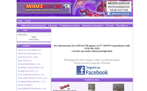 Il sito online di Modelgiochi.eu