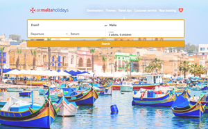 Il sito online di Air Malta Holidays