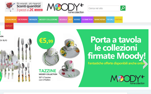 Il sito online di Moody Home Collection