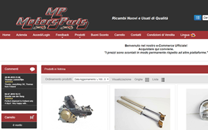 Il sito online di Motors Parts