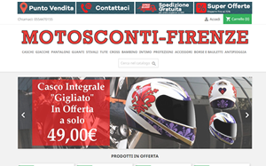 Il sito online di Motosconti Firenze