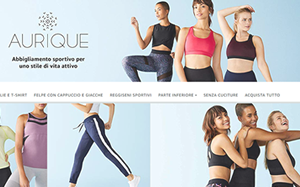 Visita lo shopping online di Aurique