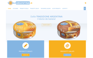 Il sito online di Voglia Argentina