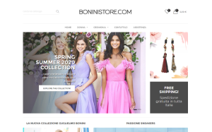 Il sito online di Bonini Store