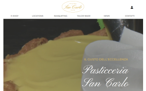 Il sito online di Pasticceria San Carlo