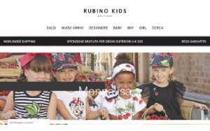 Il sito online di Rubino Kids