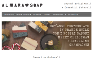 Il sito online di Almara Soap
